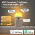 Luz nocturna inteligente de acompañante de aire acondicionado con control por voz y app. - Compañero de Aire Acondicionado H018 (Luz Cálida) / Blanco