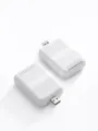 Tragbarer Mini USB Luftreiniger und Geruchsentferner Weiße Farbvariante für Zuhause - Weiß
