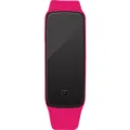 Digitale LED-Sportarmbanduhr in Pink mit modernem schwarzem Touchscreen-Display - Fuchsia