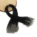 Collares de cordón de cera negra con cierres de langosta para creación de joyas DIY - Negro