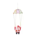 Elektrische muzikale Kerstman met kleurrijke parachute voor feestelijke kerstdecoratie - Parachute Kerstman