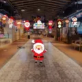 Ghirlanda natalizia in carta da 3,5 m con Babbo Natale e renne per decorazioni - Banner Natalizio 30