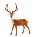 Figura de reno de peluche realista para decoración navideña hogar - 150cm