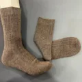 Merino wool mid-calf thermal socks winter outdoor hiking socks for men and women new - 36-40 / Brown