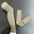 Thickened Merino wool knit leg warmers, solid color warm long leg sleeves for winter cozy daily wear. - One Size / Style 4