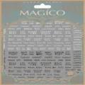 Αυτοκόλλητα νυχιών Magico με αγγλικό κείμενο μοντέλο MG-087 για DIY διακόσμηση νυχιών - MG-087 Αγγλικές Φράσεις Μαύρο και Άσπρο