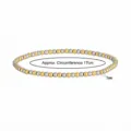 Detailansicht der 3mm Gold- und Silber-Edelstahlperlen mit 17cm Umfangsmessung - 3mm Gold