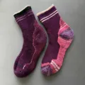 Thickened merino wool thermal outdoor sports ski socks detail showing knit texture - 36-42 / 2