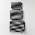 Black and white checkered knitted iPad and laptop sleeves available in three sizes - 11" / Black and White Plaid