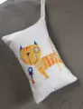 Bolsa de carbón activado gato animado para eliminación de olores y purificación de aire coche. - Gato comiendo pescado