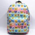 Mochila escolar colorida para estudiantes con un divertido y vibrante estampado de emojis 3D - Emoji Colorido