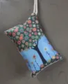 Bolsa decorativa de carbón de bambú para coche con estampado de árbol floral colorido - Árbol en Flor