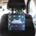 Sac de rangement suspendu pour voiture avec motif de ratel pour l'organisation arrière. - Blaireau à Miel