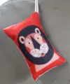 Bolsa de carbón purificadora de aire roja para coche con ilustración de león dibujo - León