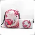 Mochila con cordón y estuche a juego de tela Oxford con un estampado de sirena - Sirena 1 / Conjuntos