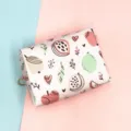 Neceser de maquillaje impermeable portátil con divertidos motivos de frutas y corazones - Mezcla de Frutas