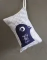 Bolsa decorativa de carbón de bambú con estampado de pájaro y You Are Beautiful - Pájaro Azul