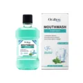 Oralhoe 100ml bain de bouche menthe rafraichissant pour une bonne hygiene dentaire. - Cyan