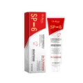 Dentifrice blanchissant probiotique Oralhoe SP-6 boîte et tube vue principale des dents - 120.00g