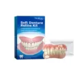 Kit de rebasage de prothèse souple Oralhoe avec dents naturelles et boîte confortable. - 50.00g
