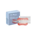 Oralhoe cosmetic denture kit with upper lower teeth and gutta-percha for confident smile. - Upper & Lower Dentures with Teething Gel Set