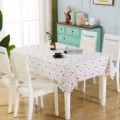 Tovaglia rettangolare moderna minimalista per tavolo da pranzo decorazione casa tessuto impermeabile. - Gatto