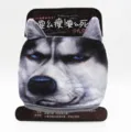 Vista detallada de la máscara 3D de Husky en algodón puro para protección contra el polvo - Talla única / Contempt for Huskies