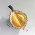 3D ρεαλιστικός μαγνήτης ψυγείου από ρητίνη durian για διακόσμηση, μέγεθος 6.5x4cm - Μεγάλο ντούριαν (με μαγνήτη)