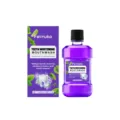 Feimuko 100ml mint flavored teeth whitening mouthwash in purple liquid with retail box - 100ML