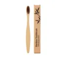 Brosse à dents en bambou durable avec emballage en carton kraft 100% biodégradable - Marron