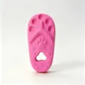 Giocattolo da masticare per animali domestici a forma di infradito rosa, resistente per cani. - 11.5x5.5cm / Rosa