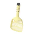 Paletta per lettiera per gatti a manico lungo in plastica gialla per rifiuti di animali. - 28x13.5cm / Giallo