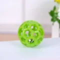 Pallina giocattolo per gatti cava verde con campanello, gioco interattivo resistente ai morsi. - 5cm / Verde