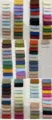 Fabric color swatch card detail sample showing various shade options for custom apparel ordering. - S / Color Chart for 120 Custom Colors