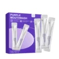 Purple Mouthwash Portable Travel Pack Fresh Breath Oral Cleaning 20 Sticks 240ml - 240ml (12ml×20 Strips)