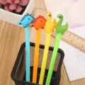 Cute Cartoon Dinosaur Gel Pen Colorful Water-based Signature Pen Office School Stationery - Long and Short Dragons