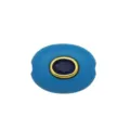 Ovale blaue Zirkon Anhänger exquisite vergoldete Schmuckzubehör für Halskette und Armband - DN260813-D (Anhänger Ohne Kette)