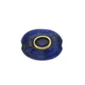 Natürlicher Lapislazuli Ovale Anhänger mit goldenem Zirkon Inlay für Halskette Armband - DN260813-E (Anhänger Ohne Kette)