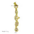 18K gold plated multi-shape zirconia pendant stylish fashion necklace jewelry for women - Pendant Only (No Chain Included) / DN260419-C (Heart Marquise Star Style)