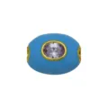 Hellblaue Emaille-Perle mit lila Zirkon für die Schmuckherstellung von DIY-Armband - Himmelblau (Helllilare Zirkonia)