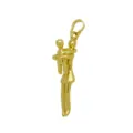 Gold Plated Mother Child Hug Pendant Necklace Cute Family Love Jewelry Gift For Women - Pendant Only (Without Chain) (E Style)