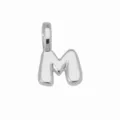 Ciondolo Lettera M Palloncino Argento Charm Stile Hip Hop Carino Accessorio Collana - Ciondolo Lettera M (DN260611-M) / Pendant Only (Without Chain) / Argento
