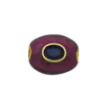 Ovale grosse Loch Perle Abstandshalter Edelstein Charm fuer handgemachte Halskette Armband - Anhänger Ohne Kette (Stil O)