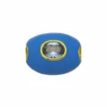 Perle charm ovale en émail bleu plaqué or zircon accessoire de bijoux DIY pour femme - Pendentif Seul (Sans Chaîne) (DN260707-5)