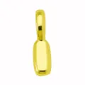 Connettore pendente per gioielli in metallo dorato, finitura lucida, ideale per collane. - Ciondolo Lettera I (DN260611-I) / Solo Ciondolo (Senza Catena) / Oro