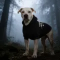 Stylish dog hoodie for spring and autumn, comfortable warm pet apparel with trendy print. - 3XL / Black