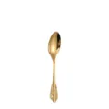 Cuchara de acero inoxidable dorada con relieve vintage, elegante cubierto europeo. - Cuchara de té estilo corte 410 en oro titanio