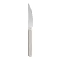 Stainless steel steak knife with pink marble pattern handle for modern kitchen tableware use. - Dinner Knife / Ink Wash Pink