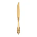 Gold stainless steel vintage embossed steak dinner knife elegant western tableware flatware - 420 Palace Dinner Knife - Titanium Gold
