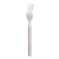 Stainless steel dinner fork with elegant marble pattern handle for restaurant table setting. - Dinner Fork / Ink Wash Pink